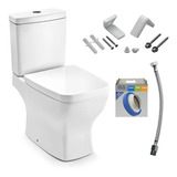 Bacia Incepa Boss Com Caixa Acoplada Kit Completo Branco
