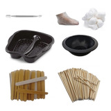 Bacia Pedicure Manicure Kit Manicure Dilukes