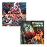 back to back -back to back Cd Cannibal Corpse Eaten Back To Life Serpentine Dominion