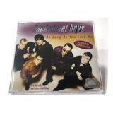 Backstreet Boys As Long As You Love Me cd Single Lacrado 