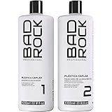 Bad Rock Plástica Capilar Kit Escova Progressiva Orgânica Nanotecnologia 2x 1L