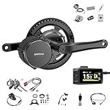 BAFANG Kit De Acionamento Médio De 750 W- Kit De Conversão De Bicicleta Elétrica De Acionamento Médio- Motor Atualizado Sem Escovas Com Display Digital DPC080 E Anel De Corrente 44T Para Motocicleta-