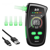 Bafômetro Digital Etilômetro Portátil Lcd 2 5in Rd900 Pro
