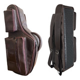 Bag Para Sax Alto Couro Ecológico Semicase Saxofone Alto