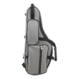 Bag Semi Case Sax Alto Couro Sintético Pelúcia Extra Luxo