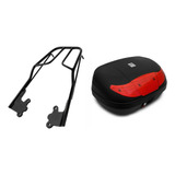 Bagageiro Cb300 2009 A 2015 Preto Bauleto Bau 45 Litros