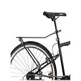 Bagageiro Com Hastes Articuláveis Que Se Adaptam A Diversos Modelos E Aros De Bicicletas- Com Fixação Permanente No Canote-
