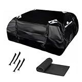 Bagageiro De Teto Dobrável 415L Para Carro Impermeável Porta Bagagem Dobrável Universal Leve Fácil De Instalar Ideal Para Viagens Camping E Aventura StaremCasa