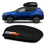 Bagageiro De Teto Preto Com Chave 360 Litros Renegade Jetta