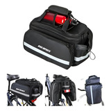 Bagageiro Garupa Bike Traseiro Bolsa Alforge Duplo Viagem