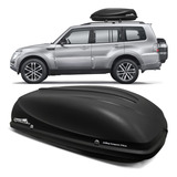 Bagageiro Mala Teto Maleiro Bau Viagem Preto Pajero Tr4 2003