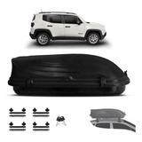 Bagageiro Maleiro De Teto Jeep Renegade 600 Litros Baú Chave