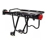 Bagageiro Para Bike Alumínio P-Alforje 26-29 F- Disco 50kg