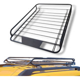 Bagageiro Rack Maleiro Teto Gradeado Aço 1mx80x11 Universal