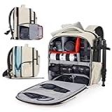 BAGSMART Mochila Para Câmera Bolsas De Câmera Profissional DSLR Expansíveis Para Fotógrafos Mochila Para Drone De Fotografia Com Compartimento Para Laptop De 15 6 Polegadas Capa De Chuva E Suporte