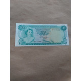 Bahamas Cédula 1 Dollar Ano 1974 rainha Elizabeth
