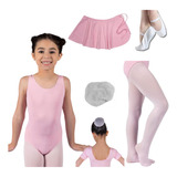 Bailarina Balé Roupa Kit Completo Ballet