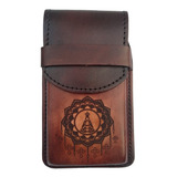 Bainha Para Celular Capa De Couro Country Forrada C Passador