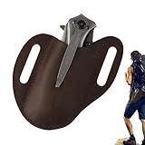 Bainha Para Facas Dobráveis Bainha Organizador Facas Couro Masculino Suporte Para Facas Bolso Com Clipe Para Cinto Bainha Organizadora Couro Masculina Puchen