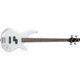 Baixo Elétrico Ativo Ibanez Gsr200 4 Cordas Acabamento Corporal Lacado Branco Orientação À Direita