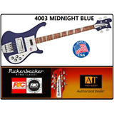 Baixo Rickenbacker 4003 Midnight Blue C Case Original Usa