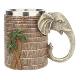 Bake Caneca De De Madeira 600ml De Aço Inoxidável Em