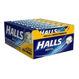 Bala Drops Halls Caixa C 21 Cad Sabor Mentol
