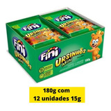 Bala Fini De Gelatina Ursinhos C 12 Unidades Atacado