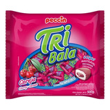 Bala Recheada Mastigável Tribala Peccin Cereja 500g