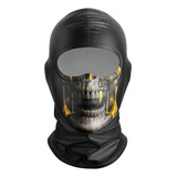 Balaclava Caveira Preta Tubeneck Brk Tático Militar Uv50