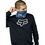 Balaclava Protetor De Pescoço Fox Legion Azul camuflado
