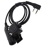 Balacoo Conector De Fone De Ouvido De Rádio Adaptador De Fones De Ouvido De Rádio Portátil Adaptador Para Fone De Ouvido De Rádio Caixas De Som M25 Magnético Bobina à Prova D água