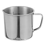 Balacoo De Laboratório Medidor Jarro Inoxidável Taça De Cozinha Jarro De Derramamento De Balança Bicos Medindo Jarro Triplo De Água Metal Aço Inoxidável