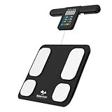 Balança Bioimpedância Corporal Digital Bodyscan Relaxmedic Cor Preto