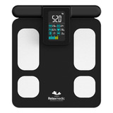 Balança Bioimpedância Corporal Digital Bodyscan Relaxmedic Cor Preto