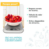Balança Cozinha Precisão Digital Alimentos 10kg