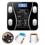 Balança De Bioimpedância Smart Digital Bluetooth 180kg Com Aplicativo APP OKOK 12 Funções De Estatística Mede IMC Percentual De Gordura Corporal Para Banheiro E Academia