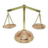 Balança De Cobre Grande Direito Advogado Presente Miniatura