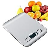 Balança De Cozinha De Alimentos Aço Inoxidável Digital De Alta Precisão 1g A 10kg
