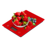 Balança De Cozinha Digital 5kg De Vidro Pesar Alimentos