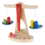Balança De Equilíbrio De Brinquedo Infantil Com Pesos