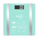 Balança Digital Corporal Com Bioimpedância Simple Verde Banheiro Flexinter