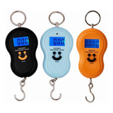 Balança Digital De 3 Peças 50kg Lcd Mini Gancho Eletrônico
