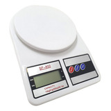 Balança Digital Nutrição 10kg X 1g Academia Dieta Fitness Cor Branco Capacidade Máxima 10 Kg