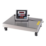 Balança Industrial Digital Balmak Bk inox Sem Bateria 300kg 127 220v Prateado 60 cm X 46 cm