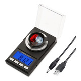 Balança Miligrama Super Precisão Digital 50g X 0 001g Usb