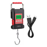 Balança Pesca Mala Digital Ate 50kg Com Gancho Visor Lcd