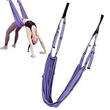 Balanço De Inversão De Ioga- Corda Aérea De Ioga - Correia De Alongamento De Pernas Para Dança-Forte Anti-gravidade Divide Treinamento Equipamento De Alongamento Aéreo Yoga Rede Balanço