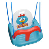 Balanço Infantil Meu Balancinho Galinha Pintadinha Até 30 Kg Cor Azul Branco E Vermelho