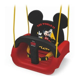 Balanço Mickey Menino Vermelho E Preto Com Encosto Xalingo